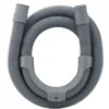 Tuyau de vidange, d'évacuation universel pour machine à laver, lave vaisselle - Gris - 1,5 m - Linxor