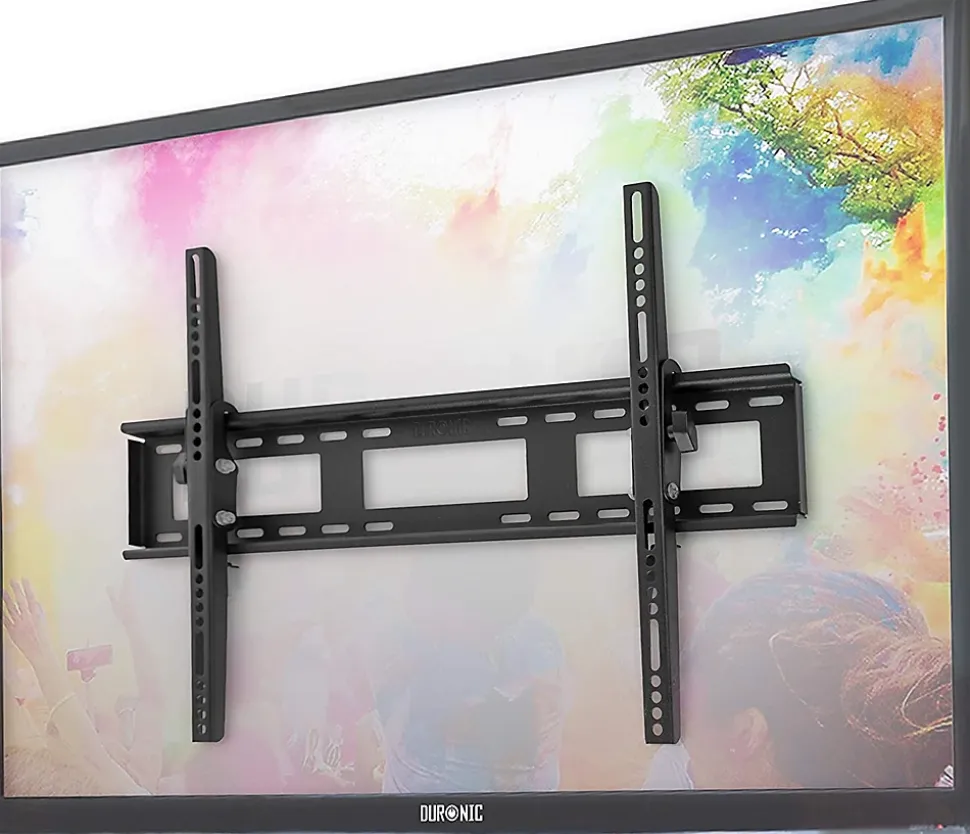 TVB123M Support TV mural pour écran de 23 à 55 pouces Inclinable Charge max 40 kg VESA 200 400 Télé LED LCD OLED Duronic