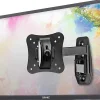 TVB0920 Support TV mural pour écran de 13 à 30 pouces Pivotant Inclinable Charge max 18 kg VESA 50 100 Télé LED LCD OLED Duronic
