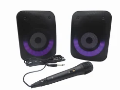 Une paire d'Enceintes Stereo Puissantes Bluetooth iParty