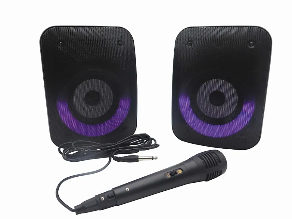 Une paire d'Enceintes Stereo Puissantes Bluetooth iParty