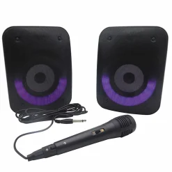 Une paire d'Enceintes Stereo Puissantes Bluetooth iParty