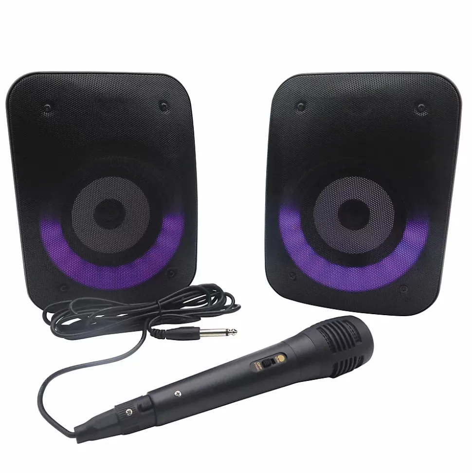 Une paire d'Enceintes Stereo Puissantes Bluetooth iParty