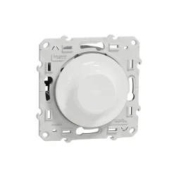 Variateur de lumière universel en 2 ou 3 fils 3W 200W Schneider Electric Odace blanc