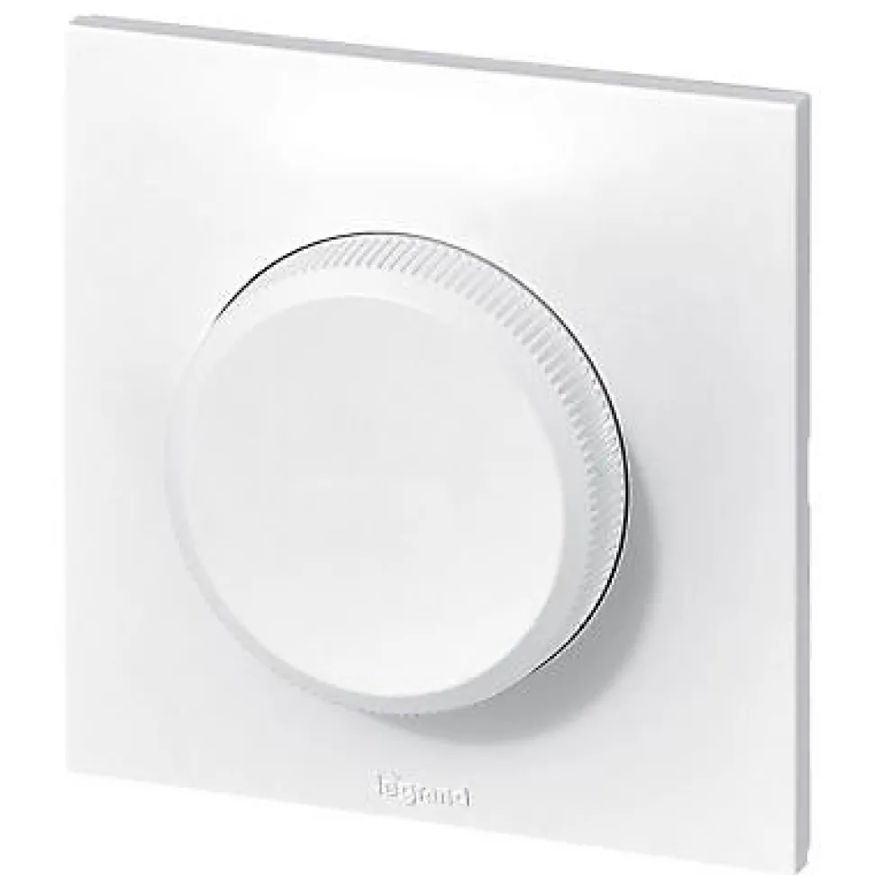 Variateur rotatif Legrand Neptune plastique brillant blanc
