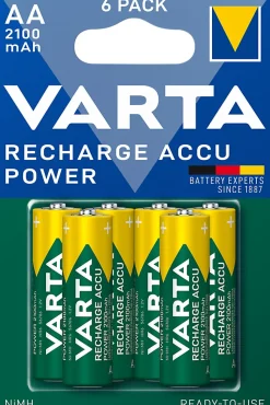 Varta - Pile rechargeable AA 2100 mAh blister de 6