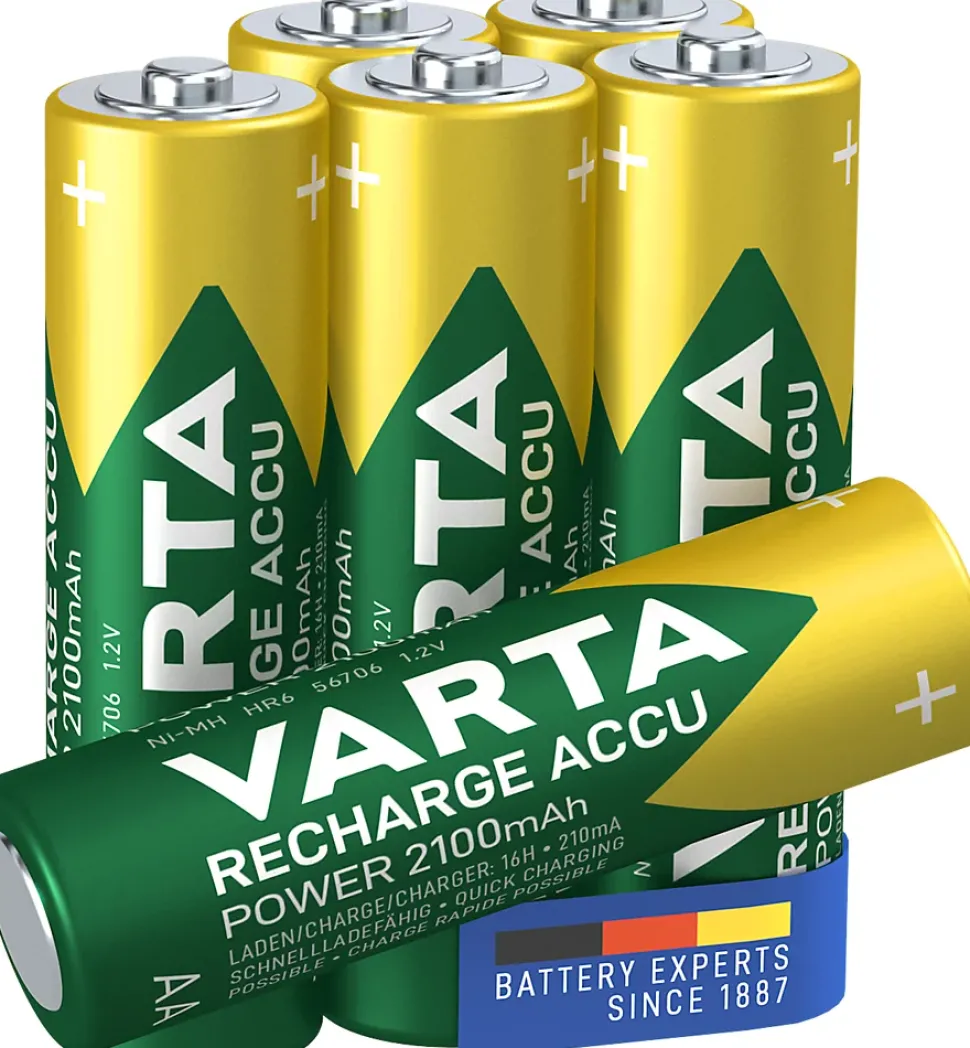 Varta - Pile rechargeable AA 2100 mAh blister de 6