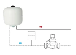 Vase d'expansion sanitaire Flomasta 12L