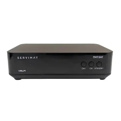 VELA Décodeur Satellite Astra + Carte TNTSAT SERVIMAT