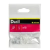 Ventouse Diall 10 mm x12, transparent