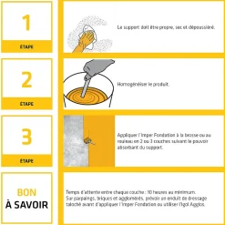 Vernis bitumineux imperméabilisant pour fondations Imper Fondation noir 25L Sika
