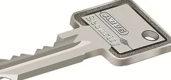 Verrou à bouton ABUS 45 mm Ø23 mm + Gâche