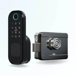 Verrou connecté biométrique locky-3 à empreinte digitale, code, badge et bluetooth