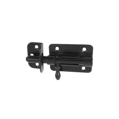 Verrou de box Afbat porte de cadenas noir ø12 mm