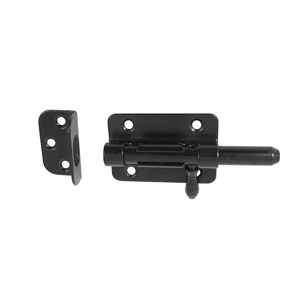 Verrou de box Afbat porte de cadenas noir ø8 mm