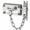 Verrou entrebâilleur à chaînette pour porte d'entrée, nickelé - SP