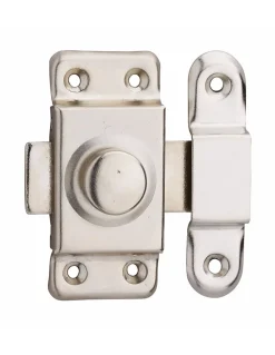 Verrou pour porte d'ameublement, 30mm, acier zingué - THIRARD