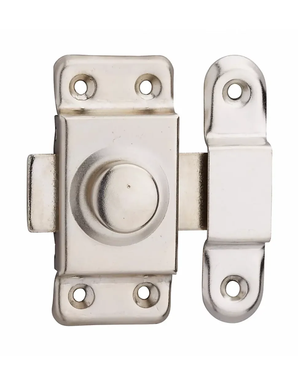 Verrou pour porte d'ameublement, 30mm, acier zingué - THIRARD