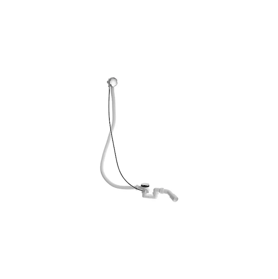 Vidage baignoire DURAVIT D-Code Chromé 35x8x40 cm