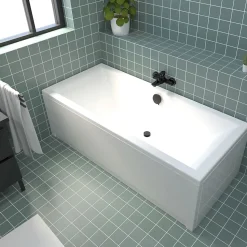 Vidage de baignoire automatique à câble sortie orientable à 360° Valentin finition blanche