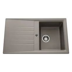Vidage manuel 1 bac CUIPD366 pour évier Emeraude - Siphon gain de place
