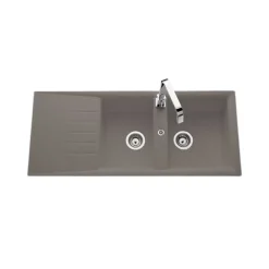 Vidage manuel 2 bacs CUIPD129 - Siphon gain de place