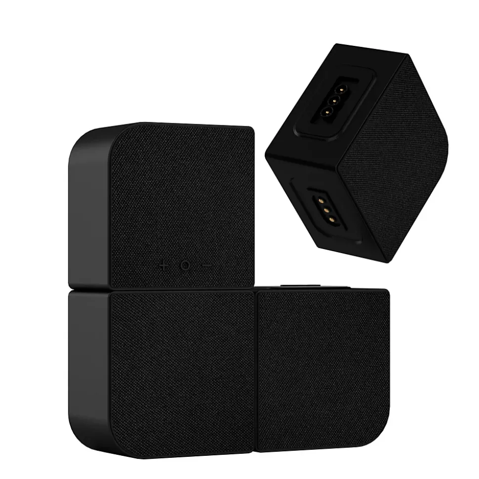 Vidéoprojecteur Android 13.0 FULL HD Design rétro pliable + Mini mur d'enceinte 20W bluetooth modulable 4-EN-1