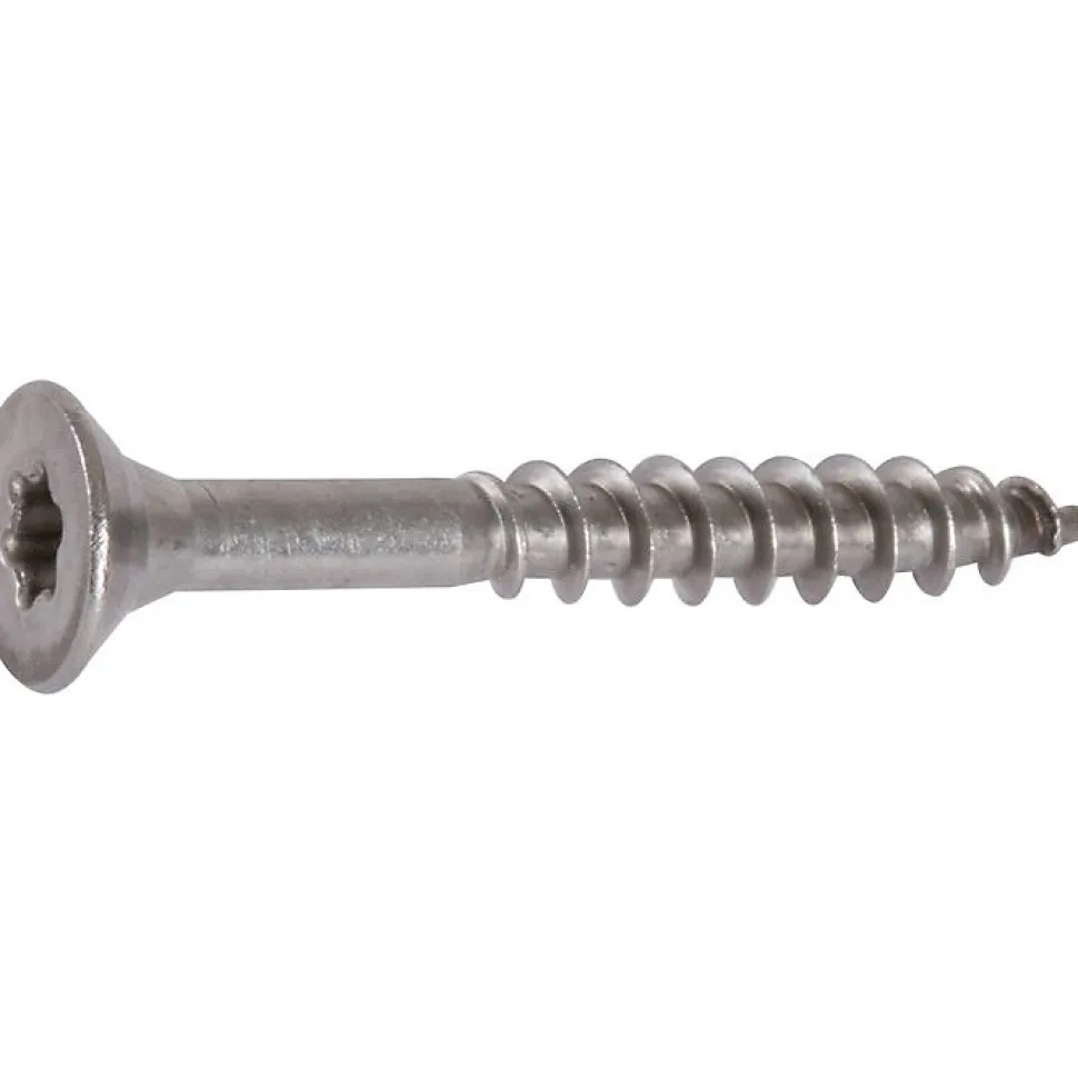 Vis agglo - Acton - Tête fraisée - TX - Inox A2 - Filetage partiel - 4 x 20/20 mm - Boîte de 200