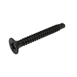 Vis autoperceuses pour plaque de plâtre, noir mat, 3,5x25 mm - 200 pièces