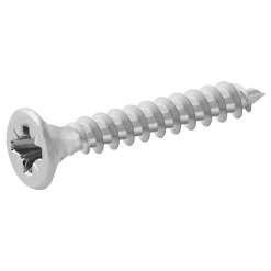 Vis à bois en acier inoxydable A2 pozidriv 5x40 mm - 200 pièces