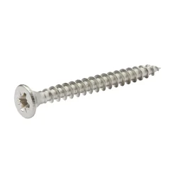 Vis à bois en acier inoxydable A2 pozidriv 4x40 mm - 20 pièces