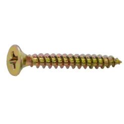 Vis à bois et agglo 6 x 45 mm tête fraisée POZIDRIV (boîte de 500)