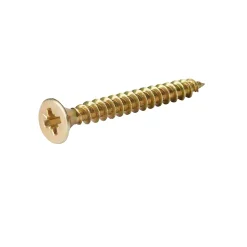 Vis à bois pozidriv tête fraisée 6x20 mm - 20 pièces