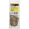 Vis à bois pozidriv tête fraisée zinguée jaune 2.5x10 mm - 100 pièces