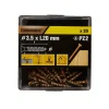 Vis à bois Turbodrive Premium pozidriv zinguée jaune 3.5x20 mm - 20 pièces