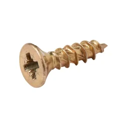 Vis à bois Turbodrive Premium pozidriv zinguée jaune 3.5x50 mm - 100 pièces