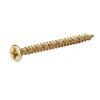 Vis à bois Turbodrive Premium torx zinguée jaune 4x70 mm - 100 pièces