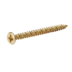 Vis à bois Turbodrive Premium torx zinguée jaune 4x70 mm - 100 pièces