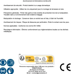 100 Vis Béton d'Ancrage Tête Fraisée Torx T30 7.5 x 152 mm - Zingué blanc - D-Work