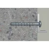 Vis béton - Fischer - Tête cylindrique - Acier électrozingué - 6 x 40/5 - Boîte de 100