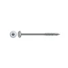 25 Vis Charpente Bois Tête Cylindrique Torx TSTAR + pointe 4CUT F/Partiel 10 x 320 mm - Zingué WIROX - D-Work