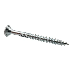 Vis de construction bois Klimas à tête fraisée Torx, zinguées blanches 10 x 240 mm 25 pcs