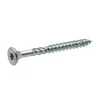 Vis de construction bois Klimas à tête large Torx zinguées blanches 5 x 70 mm 150 pcs
