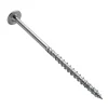 Vis de construction bois Klimas à tête large Torx zinguées blanches 6 x 160 mm 100 pcs