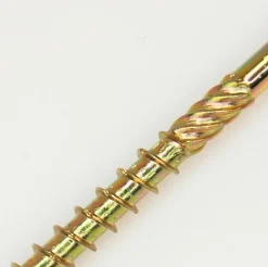 Vis de construction en bois Domax à tête fraisée, zinguée jaune, 3,5 x 45 mm, 200 pcs
