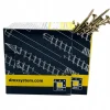 Vis de construction en bois Domax à tête fraisée, zinguée jaune, 6 x 40 mm 200 pcs