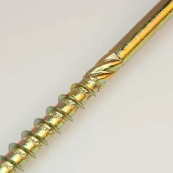 Vis de construction en bois Domax à tête disque, zinguée jaune, 5 x 45 mm 200 pcs