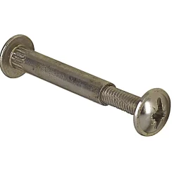 20 vis de liaison acier nickelé Diall Ø5 mm x L.35 mm