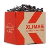 Vis de toiture Klimas WFD pour tôle trapézoïdale sur bois RAL 8017 Brun chocolat 4,8x25 mm 250 pièces