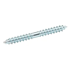 Vis à double filetage (bois/bois) 5x50 zingués mm - 5 pièces